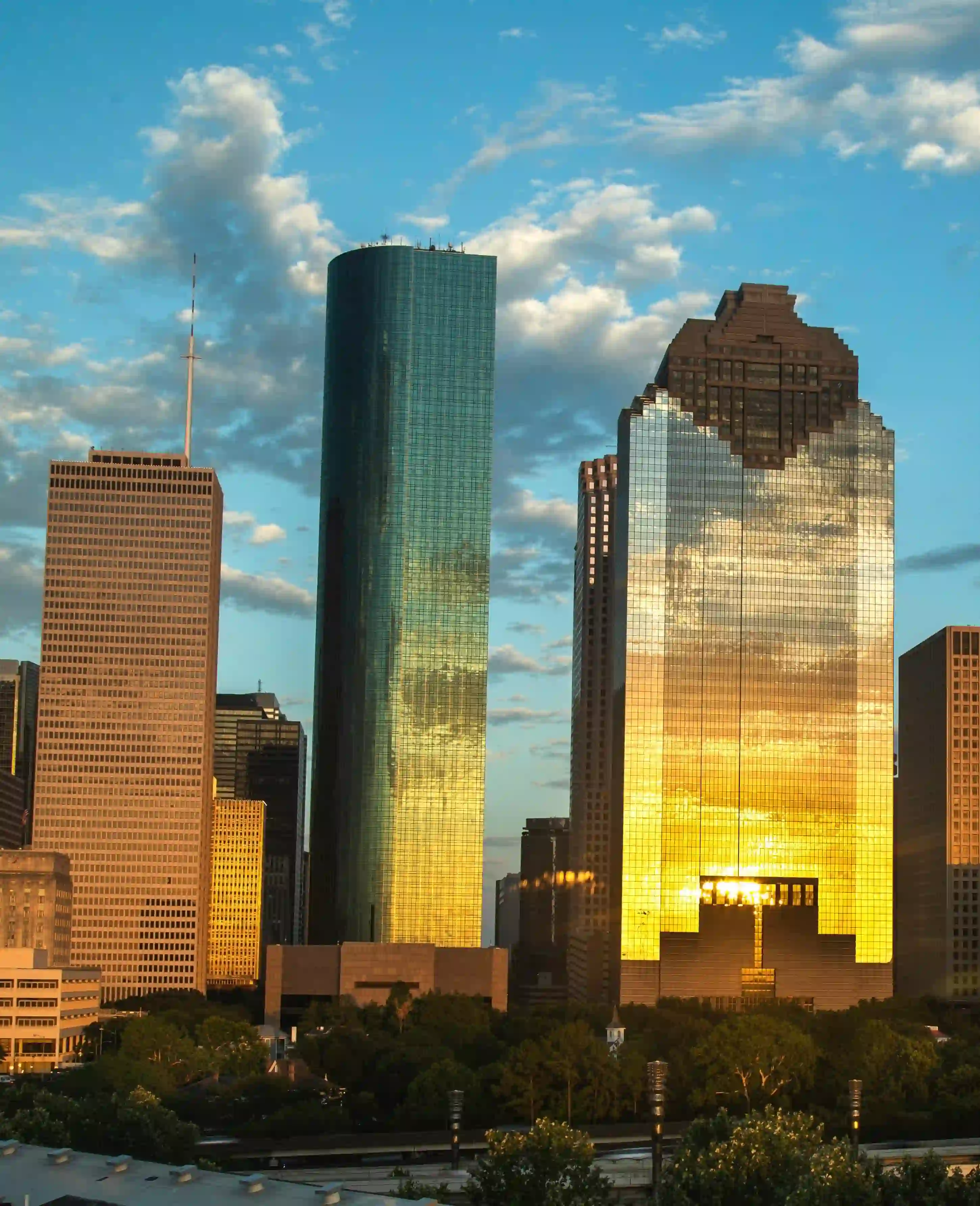 a beautiful picture of Houston Downtown